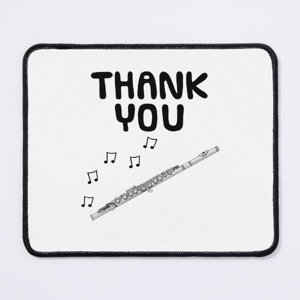 Item preview, Flute Thank You Music Teacher Flutist Musician designed and sold by doodlerob.