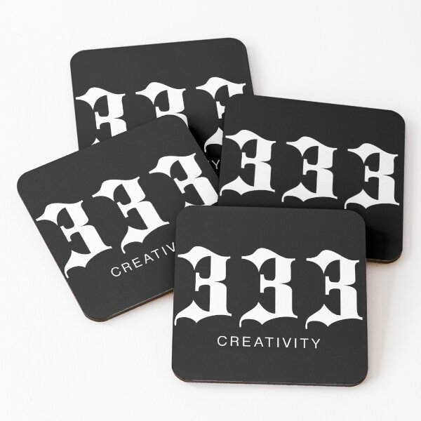 Item preview, 333 Creativity Spiritual Numerology Aesthetic Design - white designed and sold by xlostlight.