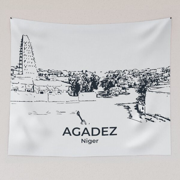 Item preview, Agadez - Niger designed and sold by Lakeric Cityscapes.