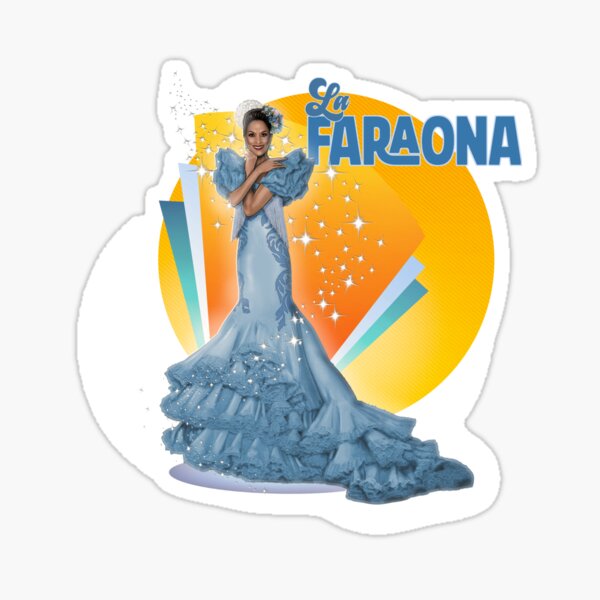 Vista previa del artículo con la obra «La Faraona», diseñado y vendido por Christopher Conniff.