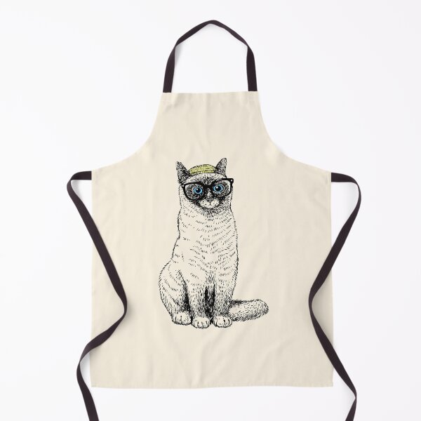 Item preview, Hipster Siamese Cat designed and sold by Huebucket.