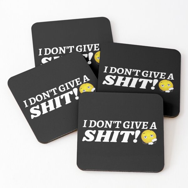 Item preview, I Don't Give a Shit Smiley designed and sold by Pankas.