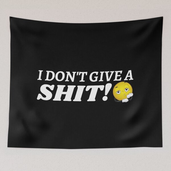 Item preview, I Don't Give a Shit Smiley designed and sold by Pankas.