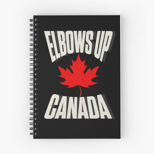 Item preview, Elbows up Canada Maple Leaf Ice Hockey designed and sold by TheTrendsDesk.
