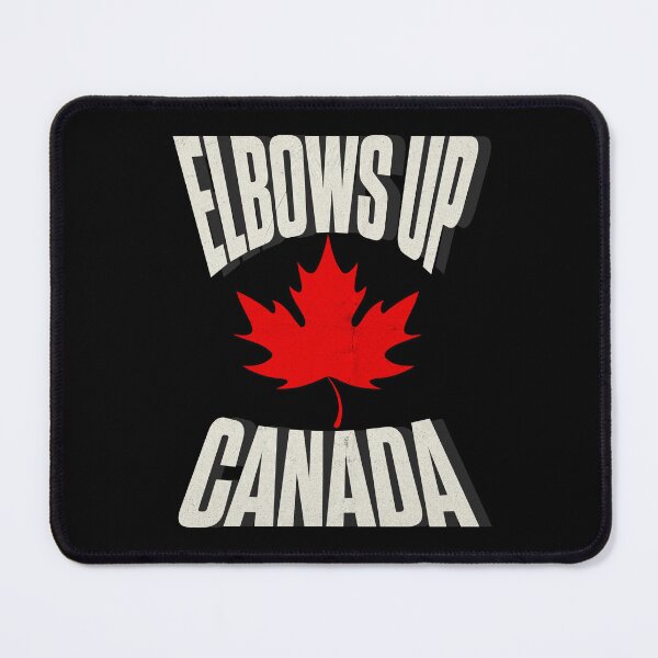 Item preview, Elbows up Canada Maple Leaf Ice Hockey designed and sold by TheTrendsDesk.