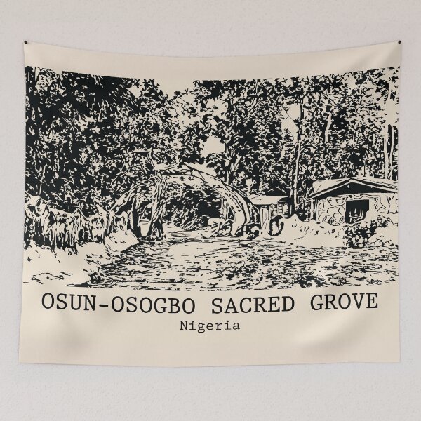 Item preview, Osun-Osogbo Sacred Grove - Nigeria designed and sold by Lakeric Cityscapes.