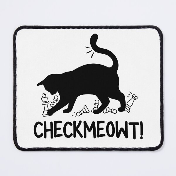 Item preview, Checkmeowt Funny Cat Lover, Cats and chess, checkmate designed and sold by KlaraMacinka.