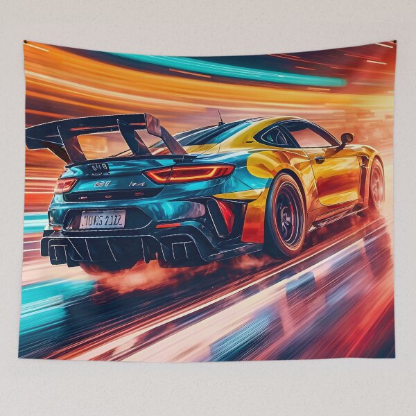 Item preview, Fast Car, Blurred Lights designed and sold by Ink Art Design.