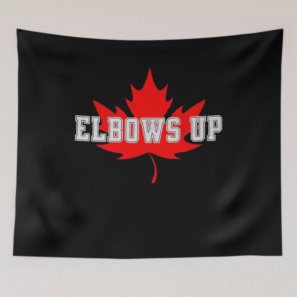 Item preview, Elbows Up Ice Hockey Canada Maple Leaf Canadian Pride designed and sold by TheTrendsDesk.