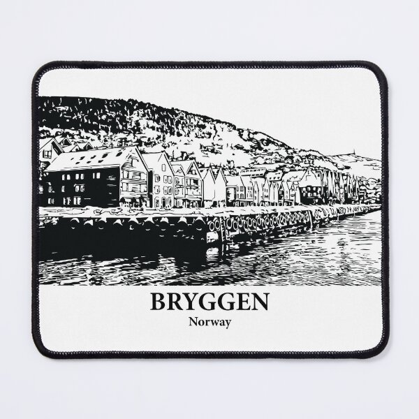 Item preview, Bryggen - Norway designed and sold by Lakeric Cityscapes.