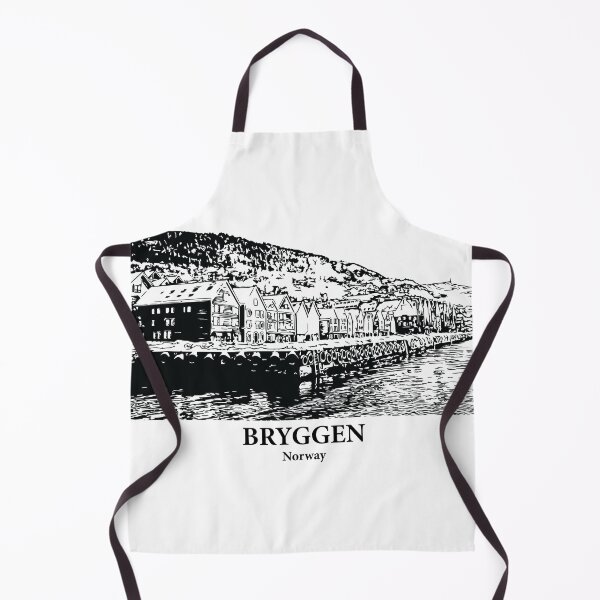 Item preview, Bryggen - Norway designed and sold by Lakeric Cityscapes.