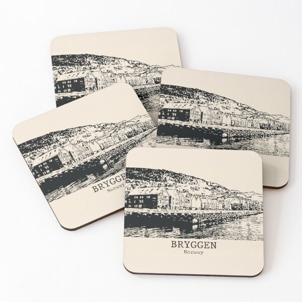 Item preview, Bryggen - Norway designed and sold by Lakeric Cityscapes.
