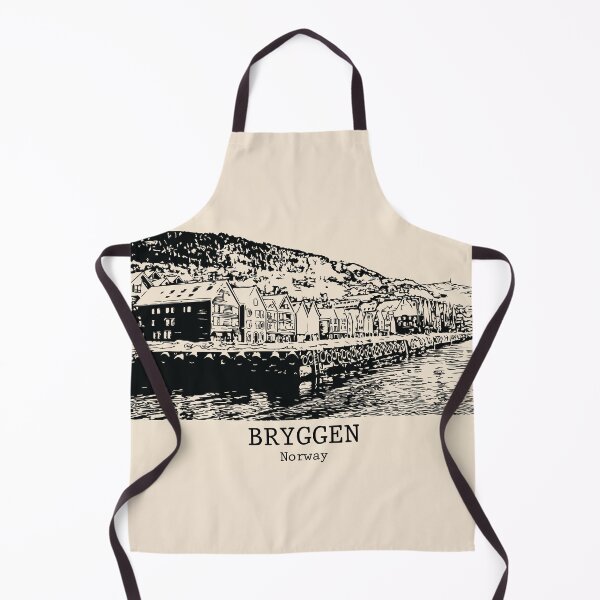 Item preview, Bryggen - Norway designed and sold by Lakeric Cityscapes.