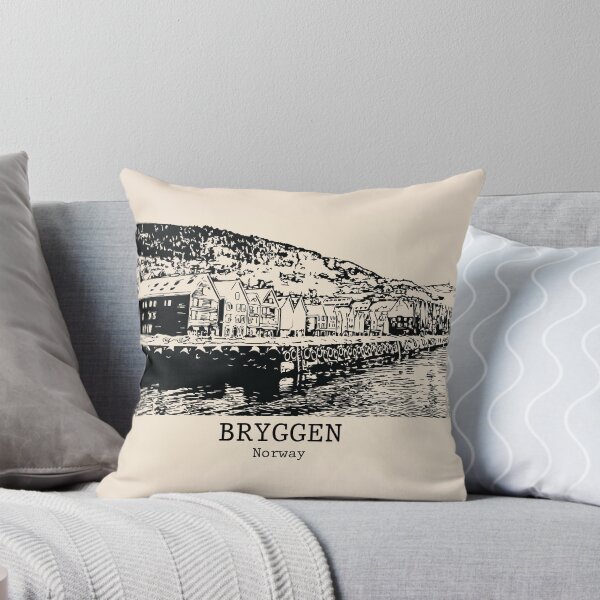 Item preview, Bryggen - Norway designed and sold by Lakeric Cityscapes.