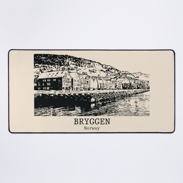 Item preview, Bryggen - Norway designed and sold by Lakeric Cityscapes.