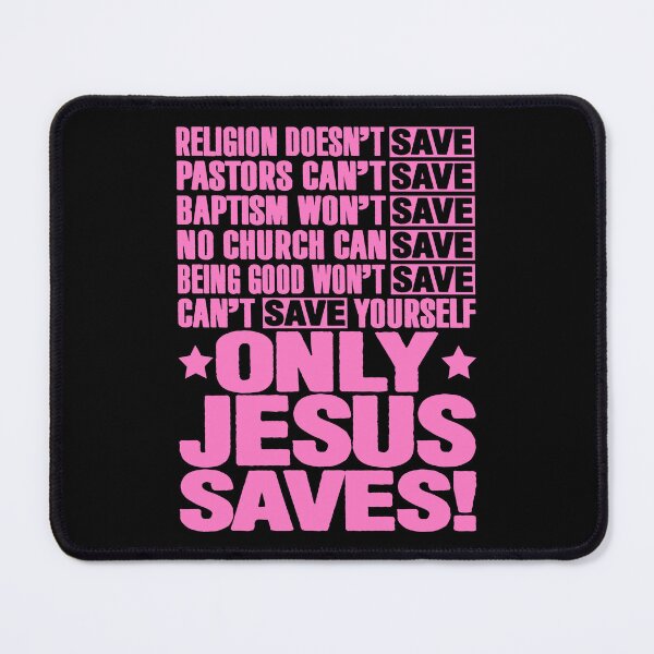 Item preview, Only Jesus Saves designed and sold by plushism.