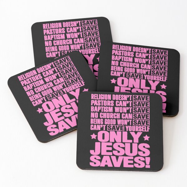 Item preview, Only Jesus Saves designed and sold by plushism.