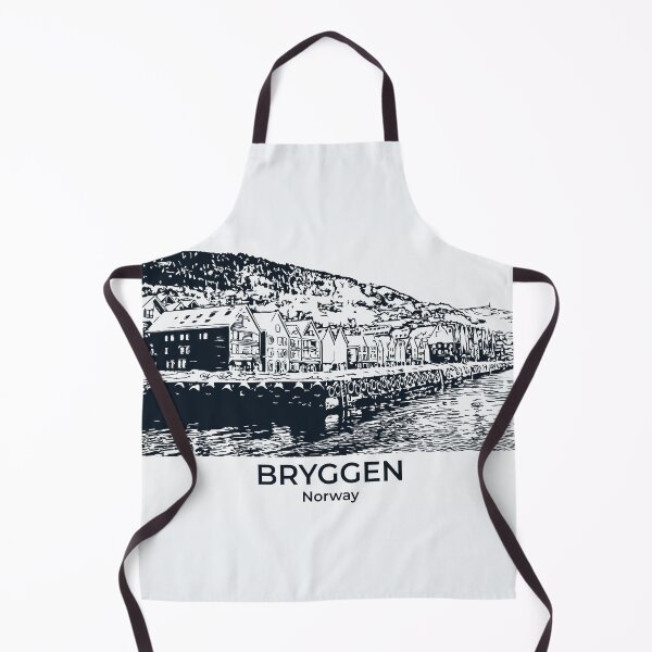Item preview, Bryggen - Norway designed and sold by Lakeric Cityscapes.