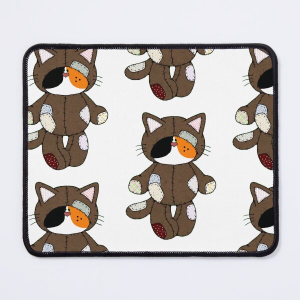 Item preview, Patchwork Calico Cat Plush - Hand-Colored Illustration designed and sold by toastysketches.