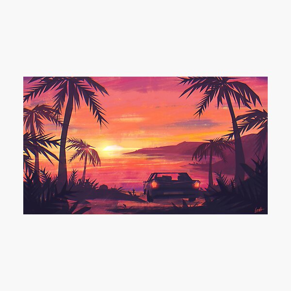 Tropical Sunset Photographic Print
