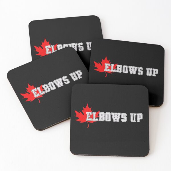 Item preview, ELbows Up Cnadian Maple Leaf Canada Ice Hockey designed and sold by TheTrendsDesk.