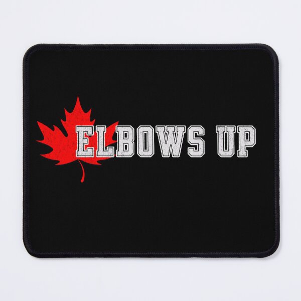 Item preview, ELbows Up Cnadian Maple Leaf Canada Ice Hockey designed and sold by TheTrendsDesk.