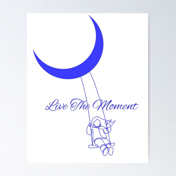 Item preview, Moonlit Swing – Dreamy Celestial Art designed and sold by zevorgue.