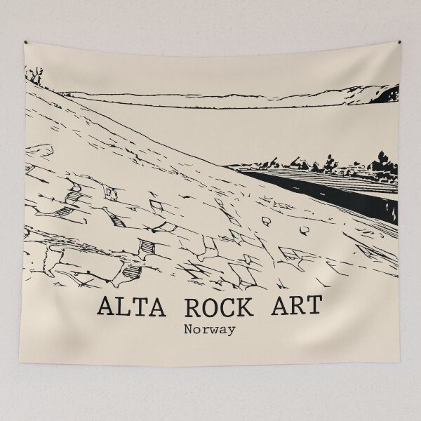 Item preview, Alta Rock Art - Norway designed and sold by Lakeric Cityscapes.