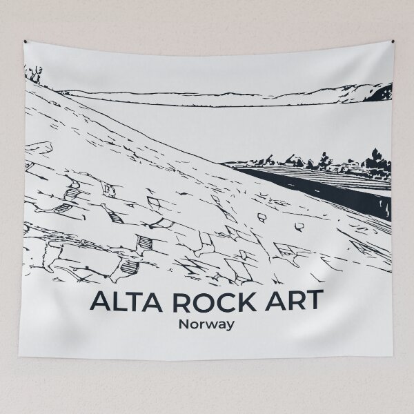 Item preview, Alta Rock Art - Norway designed and sold by Lakeric Cityscapes.