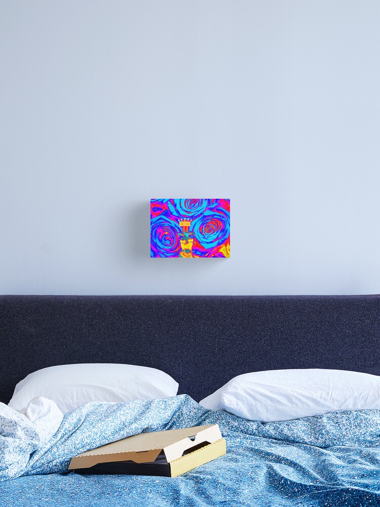 Thumbnail 2 of 3, Canvas Print, Pop Roses designed and sold by shearen.