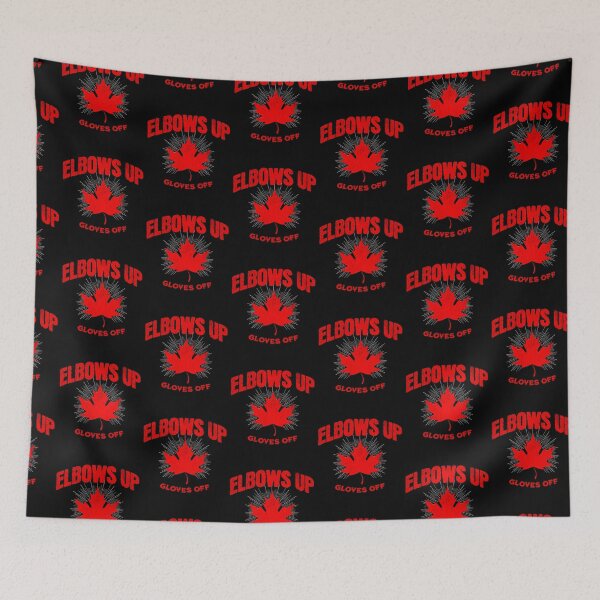 Item preview, Canadian Elbows Up Gloves Off Red Canada Maple Leaf designed and sold by TheTrendsDesk.