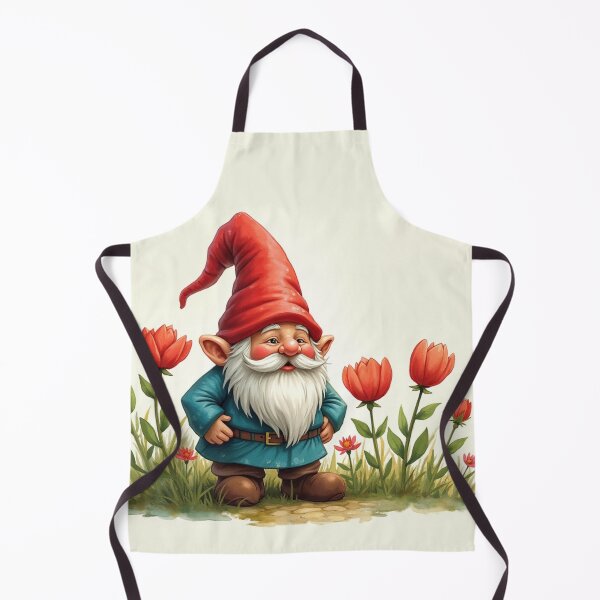 Item preview, cute gnome - dwarf in spring - happy in the garden designed and sold by Connys Colorful World.