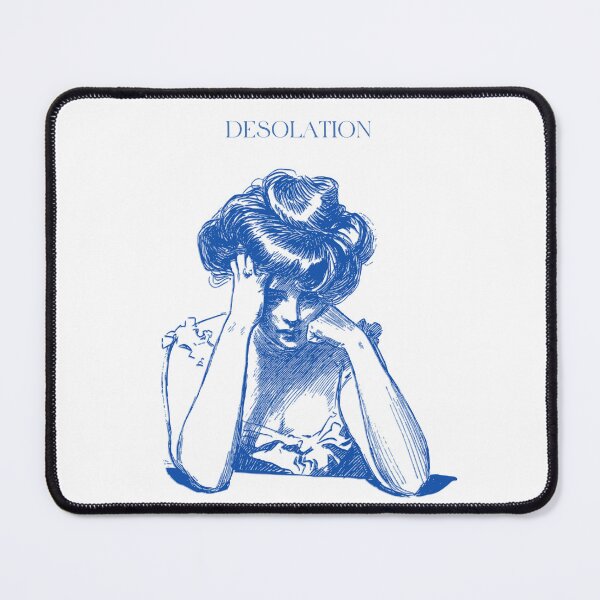 Item preview, Desolation T-Shirt - Lonely Lady in Soft Blue designed and sold by GorinART.