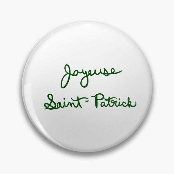 Item preview, Happy Saint Patrick’s Day in French designed and sold by abeink.