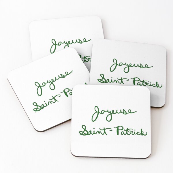 Item preview, Happy Saint Patrick’s Day in French designed and sold by abeink.