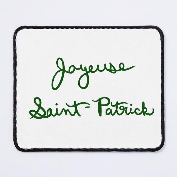 Item preview, Happy Saint Patrick’s Day in French designed and sold by abeink.