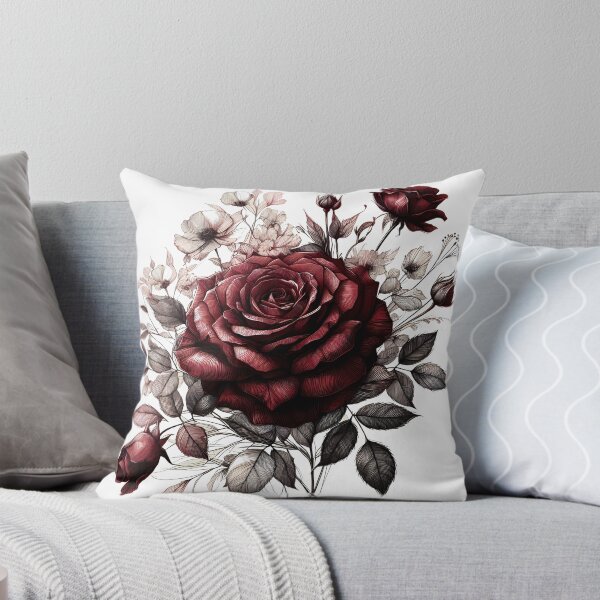 Item preview, Rose Line Art designed and sold by DogArtGallery.