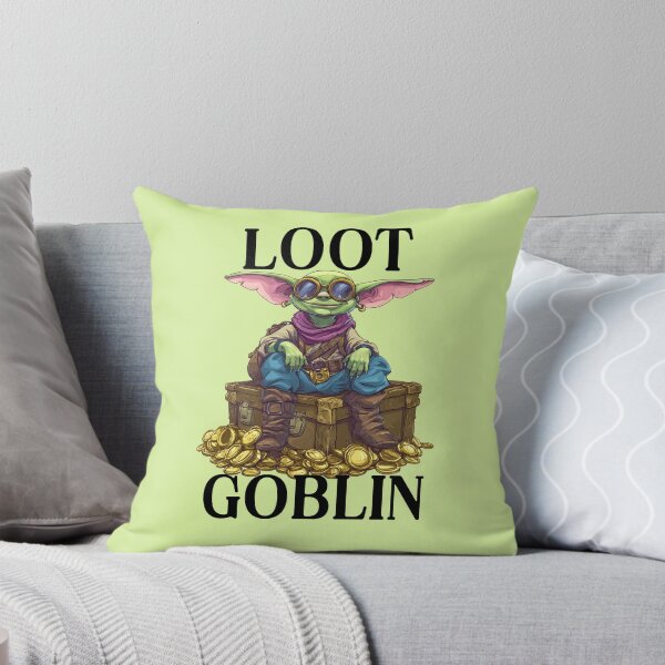 Item preview, RPG Gamer Loot Goblin designed and sold by RockFireMerch.