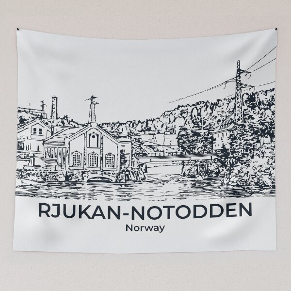 Item preview, Rjukan-Notodden - Norway designed and sold by Lakeric Cityscapes.