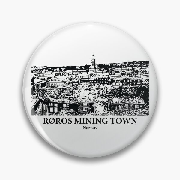 Item preview, Røros Mining Town - Norway designed and sold by Lakeric Cityscapes.