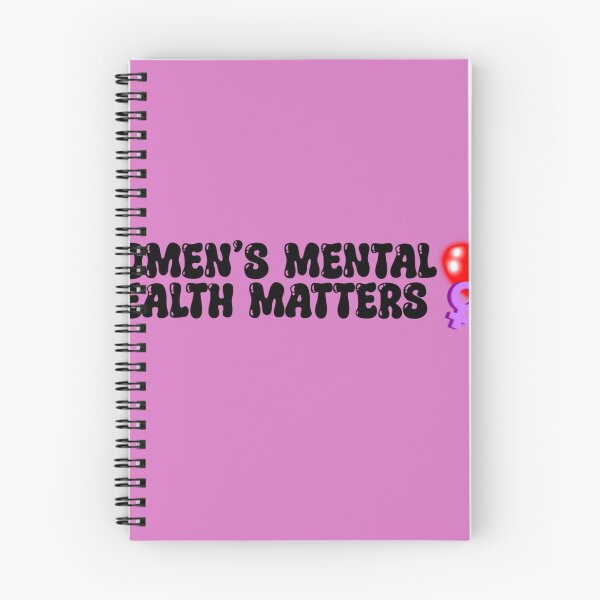 Item preview, Women’s mental health matters- black & pink designed and sold by LaurenEhretArt.