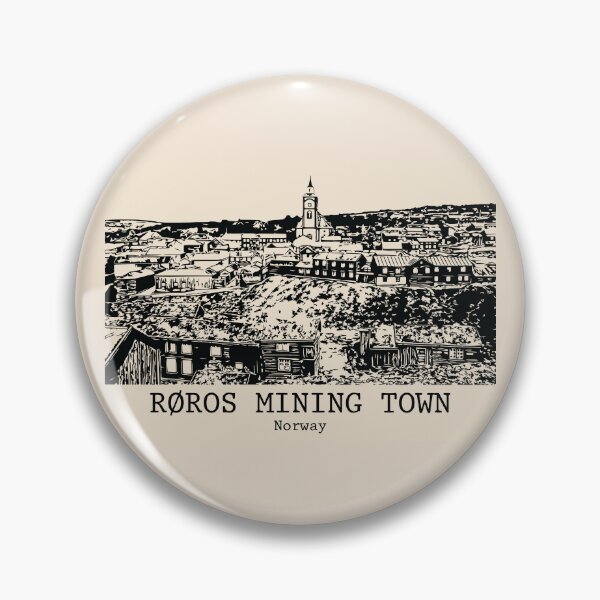 Item preview, Røros Mining Town - Norway designed and sold by Lakeric Cityscapes.