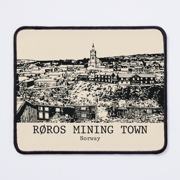 Item preview, Røros Mining Town - Norway designed and sold by Lakeric Cityscapes.