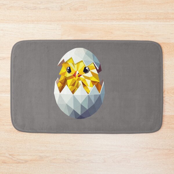Item preview, Geometric chick in egg – Modern Easter illustration designed and sold by Kisho.