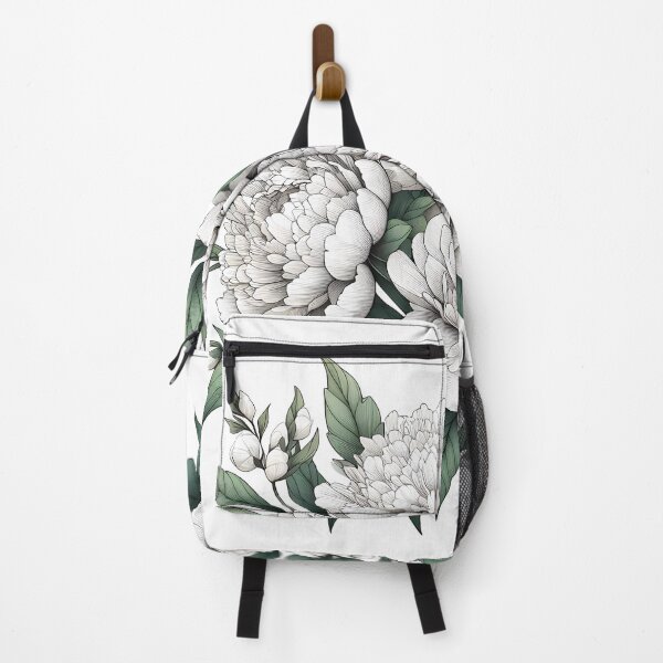 Item preview, Minimalist White Peonie designed and sold by DogArtGallery.