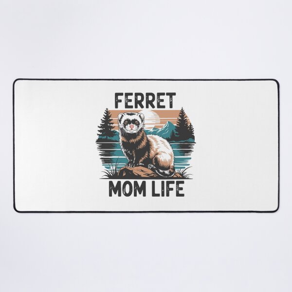 Item preview, Ferret Mom Life Vintage Sunset designed and sold by Taans-Creation.