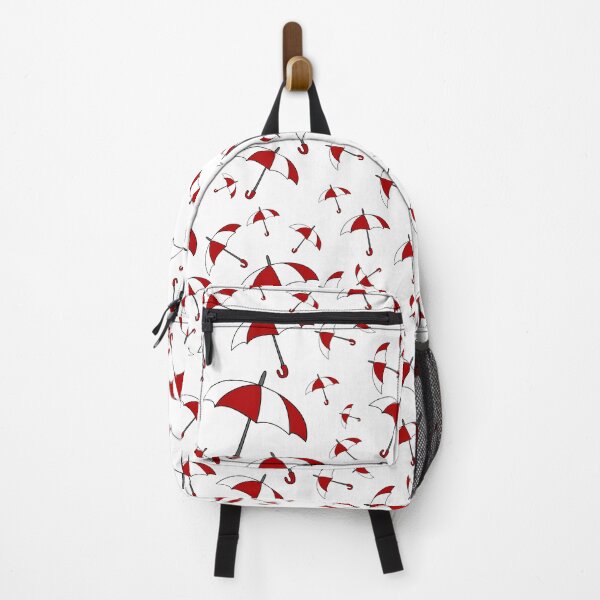 Item preview, Red and white umbrella patterns designed and sold by Wolagno.
