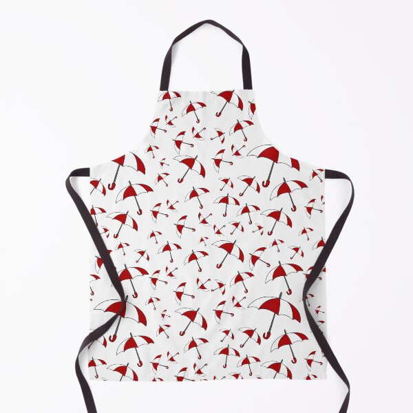 Item preview, Red and white umbrella patterns designed and sold by Wolagno.