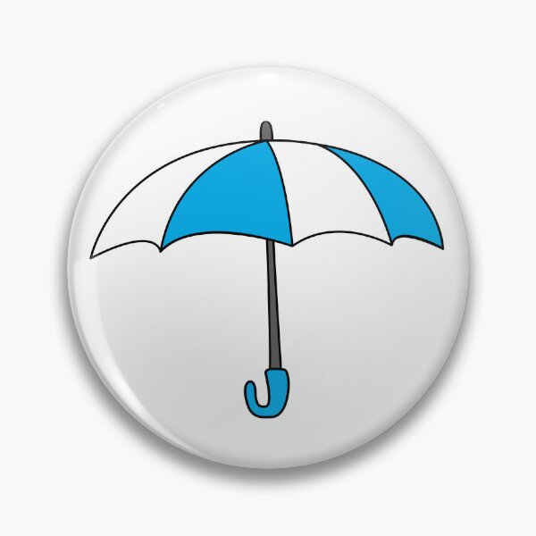 Item preview, Blue and white umbrella designed and sold by Wolagno.