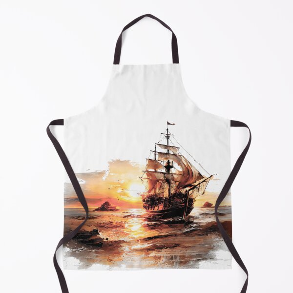 Item preview, Sunset. Ocean. Vessel. designed and sold by ArDi9168.